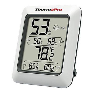 ThermoPro TP50 digitales Thermo-Hygrometer Thermometer Raumklimakontrolle Weiß