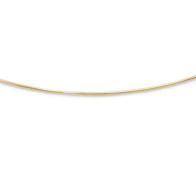 DUR Schmuck Schlangenkette 1,6mm Silber 925/ - vergoldet Länge wählbar (K2863)