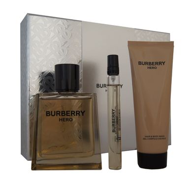 Burberry Hero Eau de Toilette EDT 100ml. + 10ml. & Shower Gel 75ml.