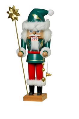 Nußknacker Irischer Weihnachtsmann BxTxH= 11x10x29cm NEU Weihnachten Seiffen Nut