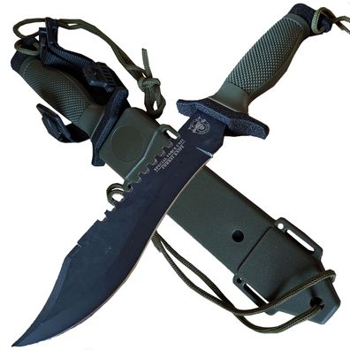 Jagd Outdoormesser SFU Combat Knife inkl. Hartplastikscheide