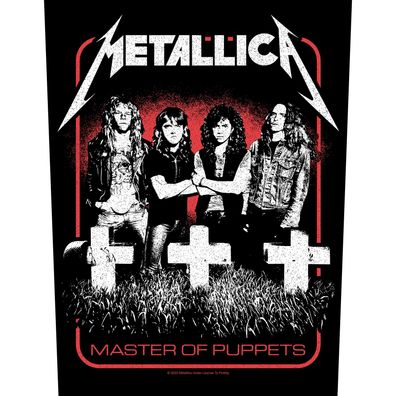 Metallica Master of Puppets Band Rückenaufnäher Backpatch