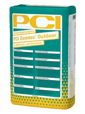 PCI Zemtec Outdoor Bodenbeschichtung Industrieböden Nivelliermasse Innen Außen Garage