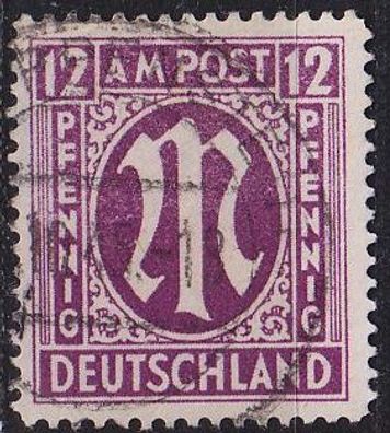 Germany Alliiert AmBri [1945] MiNr 0015 A ( O/ used )