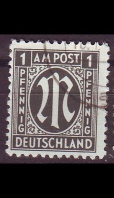 Germany Alliiert AmBri [1945] MiNr 0016 B ( O/ used )