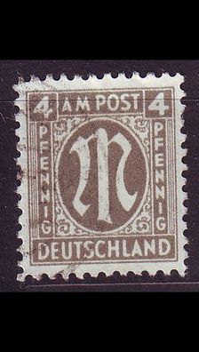 Germany Alliiert AmBri [1945] MiNr 0018 A ( O/ used )