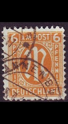 Germany Alliiert AmBri [1945] MiNr 0020 A ( O/ used )