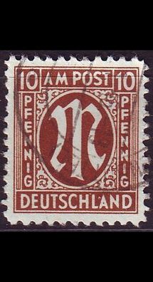 Germany Alliiert AmBri [1945] MiNr 0022 B ( O/ used )