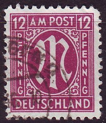 Germany Alliiert AmBri [1945] MiNr 0023 B ( O/ used )