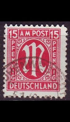 Germany Alliiert AmBri [1945] MiNr 0024 B ( O/ used )