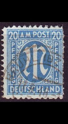 Germany Alliiert AmBri [1945] MiNr 0026 b B ( O/ used )