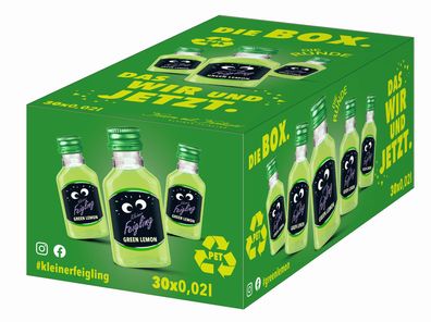Behn Kleiner Feigling Green Lemon 15% Vol. 30 x 0,02 l PET Flaschen