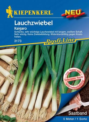 Kiepenkerl® Lauchzwiebeln Kaigaro - Saatband - Gemüsesamen