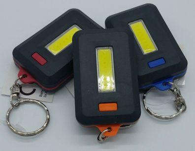 LED COB Taschenlampe mit Schlüsselring für Handtasche, Jacke, Auto, Fahrrad ...