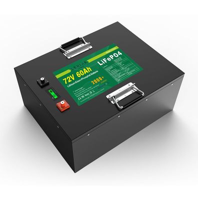 LiFePO4 Akku 72V 60Ah 60A 4320Wh Lithium-Eisen-Phosphat Batterie für Camping Boot ...