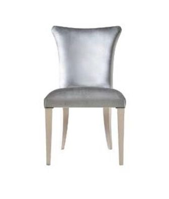Esszimmerstuhl Stuhl Sitzer Sessel Esszimmer Stühle Holz Silber Modern Luxus Neu