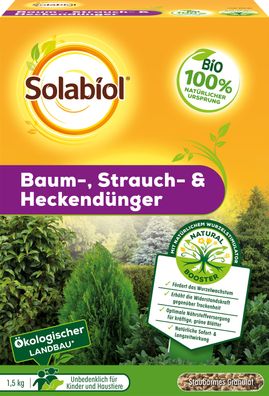 SBM Solabiol Baum-, Strauch & Heckendünger, 1,5 kg