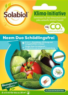 SBM Solabiol Neem Duo Schädlingsfrei, 2 x 5 ml