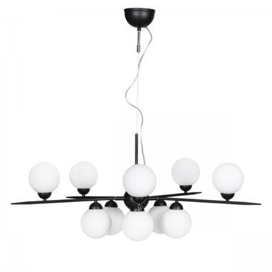 By Rydéns 4202050-4002 Pendelleuchte Punto mattschwarz weiß G9