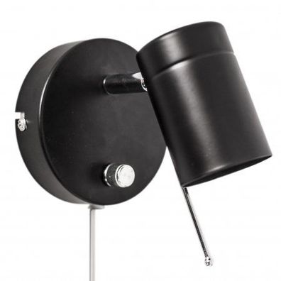 By Rydéns 4300190-4002 Wandleuchte Correct 1-flammig schwarz matt