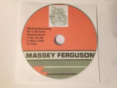 Werkstattanleitung Massey Ferguson Dieselmotoren für die Serie 3.152 Perkins