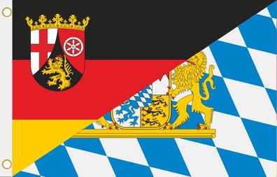 Fahne Flagge Rheinland-Pfalz-Bayern Hissflagge 90 x 150 cm