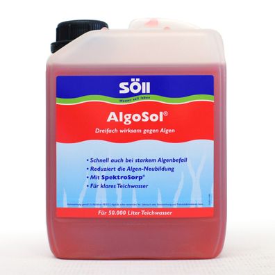 Söll - AlgoSol® 2,5 Liter für 50.000 Liter Wasser - 11333 - 80564