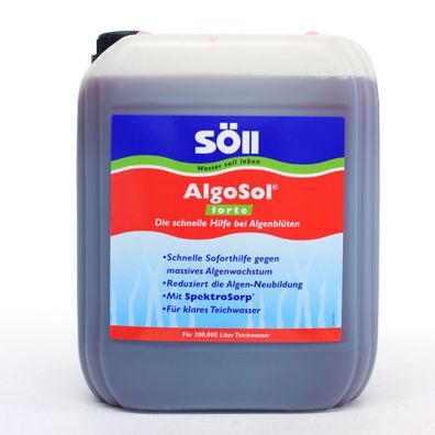 Söll - AlgoSol® forte 10 Liter für 200.000 Liter Wasser - 10492 - 80437