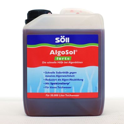 Söll - AlgoSol® forte 2,5 Liter für 50.000 Liter Wasser - 11990 - 80678