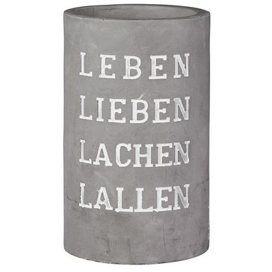 Vino Beton Weinkühler "Leben Lieben Lachen Lallen" - Räder Design
