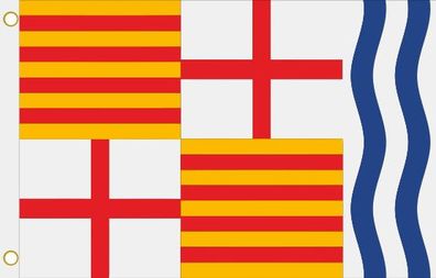 Fahne Flagge Igualada (Spanien) Hissflagge 90 x 150 cm