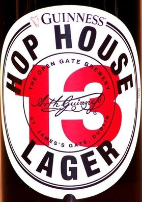 Guinness Hop House 13 Lager in der 0,33 Ltr. Flasche