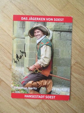 Das Jägerken von Soest 2019/2020 Sebastian Moritz - handsigniertes Autogramm!!!