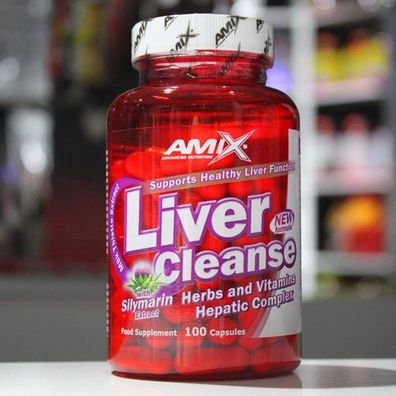 Liver Cleanse 100 Kapseln. Amix Nutrition FÜR DIE Leber, Verdauung