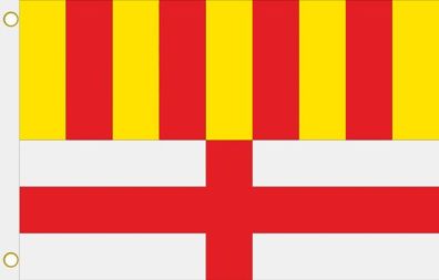 Fahne Flagge Manresa (Spanien) Hissflagge 90 x 150 cm
