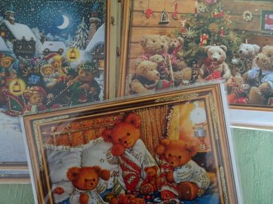 Adventskalender Grußkarten Umschlag CD-Lux Bärige Weihnachten