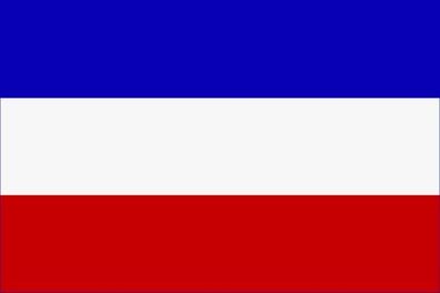 flaggenmeer® Flagge Jugoslawien 80 g/ m²