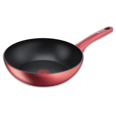 Tefal G27219 Wokpfanne - 28 cm Durchmesser - Wok Pfanne für asiatischen Speisen, gebr