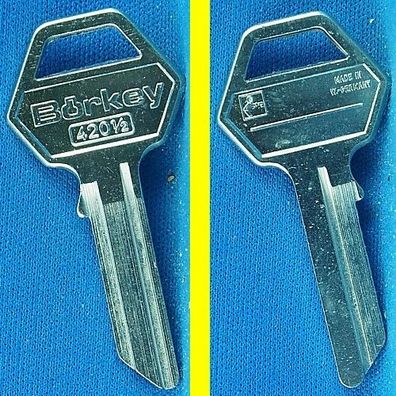 Schlüsselrohling Börkey 420 1/2 für Lips Profil 17 Möbelzylinder und Stahlschränke
