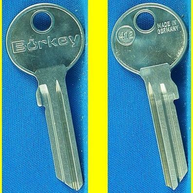 Schlüsselrohling Börkey 412 für verschiedene Vadeto, Wilka Profilzylinder