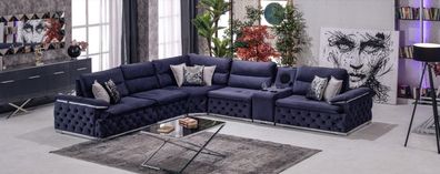 Ecksofa L Form Couch Chesterfield Möbel Sofa Design Möbel Italien Wohnlandschaft