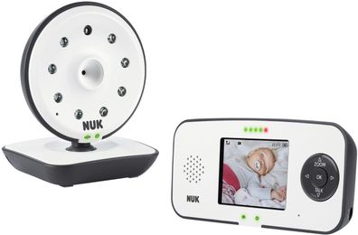 NUK Eco Control 550VD Digitales Babyphone mit Kamera und Video Display weiß
