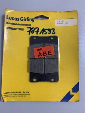 TRW Lucas MCB547 vordere Bremsklötze Suzuki RG250 RG250C Gamma Bj.86‘88 XX1041