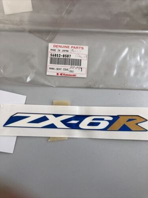 Aufkleber Sticker MARK, SEAT COVER, kawasaki ZX-6R 56052-0507 NOS XX1312