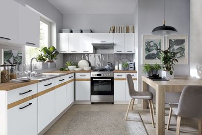 L-Form Küche erweiterbar in 4 Farbkombinationen erhältlich ! Neu und schnell!