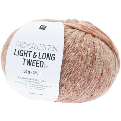 50g "Fashion Cotton Light + Long Tweed"- herrlich leicht und sehr voluminös.