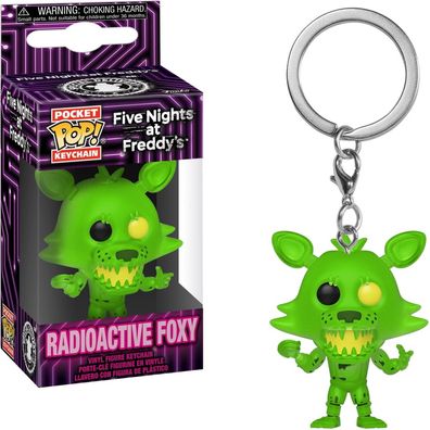 Five Nights at Freddy's - Radioactive Foxy - Schlüsselanhänger Funko Pocket POP