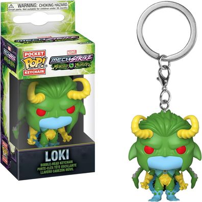 Marvel Mech Strike - Loki - Schlüsselanhänger Funko Pocket POP! Keychain