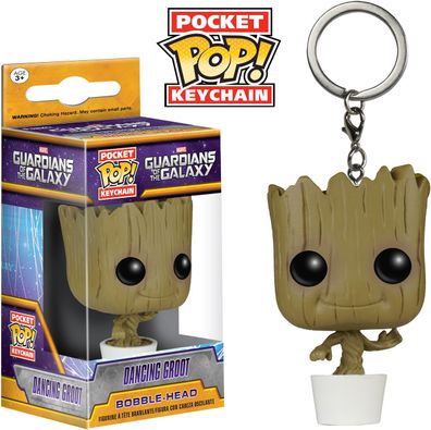 Marvel Guardians of the Galaxy - Dancing Groot - Schlüsselanhänger Funko Pocket