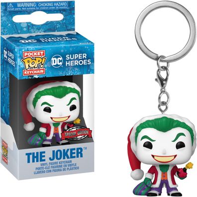 DC Super Heroes - The Joker Holiday Special Edition - Schlüsselanhänger Funko Po